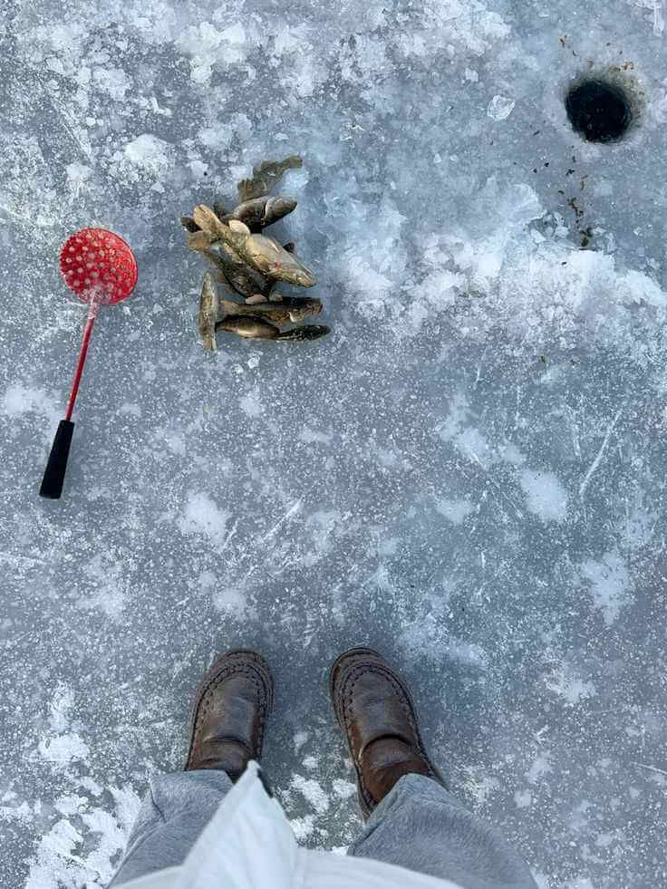 Айгүл Нурланқызы с коллегами на корпоративном выезде IceClub.