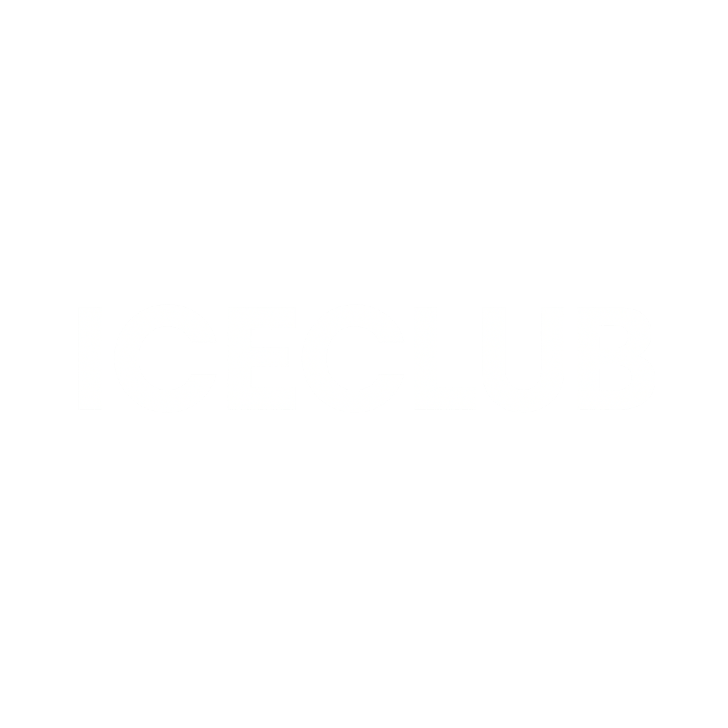 Стилизованный графический логотип IceClub.